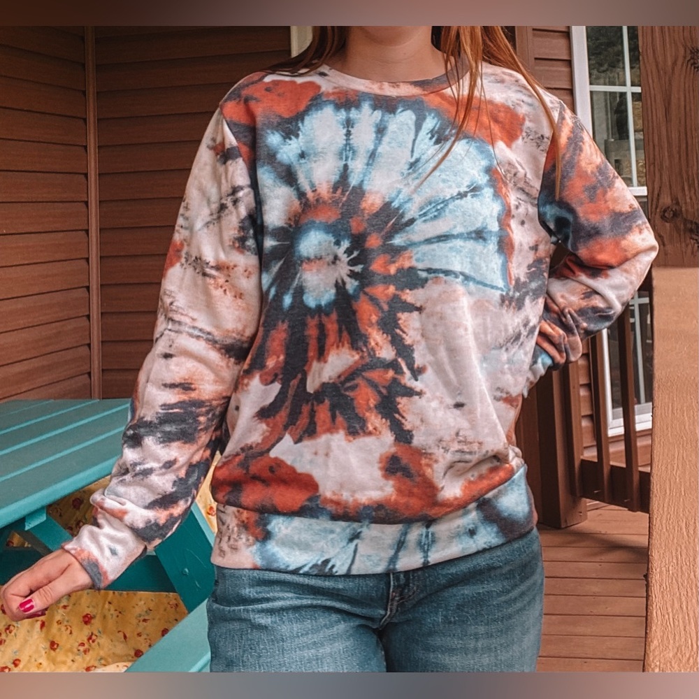 Classy cowgirl co tie dye sweatshirt